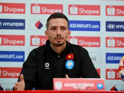 HLV Mauro Jeronimo: ‘Thép Xanh Nam Định quyết thắng dù đối thủ mạnh’