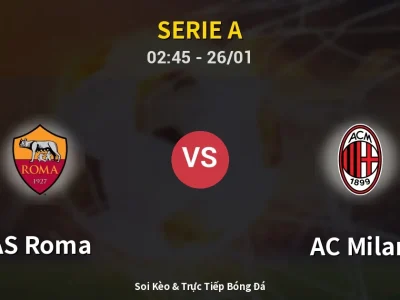 Kết Quả: AS Roma 1-1 AC Milan – Highlight & Bàn Thắng | Serie A