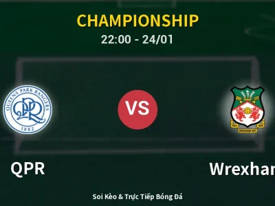 Soi Kèo QPR vs Wrexham – 22:00 24/01 | Nhận Định, Dự Đoán Tỷ Số