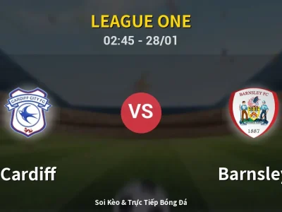 Kết Quả: Cardiff 4-0 Barnsley – Highlight & Bàn Thắng | League One