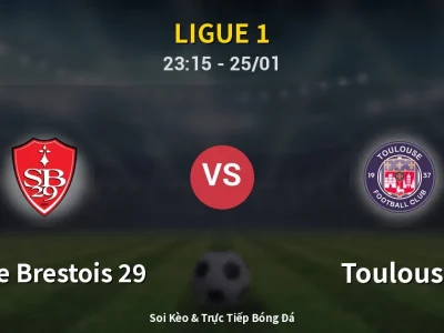 Soi Kèo Stade Brestois 29 vs Toulouse – 23:15 25/01 | Nhận Định, Dự Đoán Tỷ Số