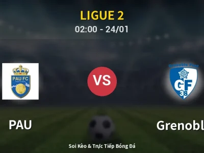 Kết Quả: PAU 2-2 Grenoble – Highlight & Bàn Thắng | Ligue 2
