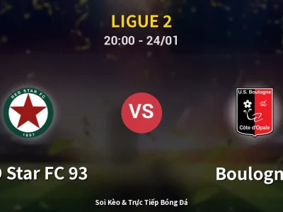 Soi Kèo RED Star FC 93 vs Boulogne – 20:00 24/01 | Nhận Định, Dự Đoán Tỷ Số
