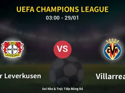 Kết Quả: Bayer Leverkusen 3-0 Villarreal – Highlight & Bàn Thắng | UEFA Champions League
