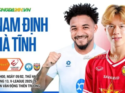 Nam Định vs Hà Tĩnh: ‘Chảo lửa’ Thiên Trường bùng nổ, nhà vô địch quyết ‘hạ gục’ kẻ ngáng đường