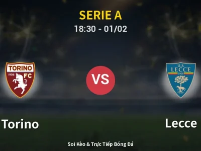 Kết Quả: Torino 1-0 Lecce – Highlight & Bàn Thắng | Serie A