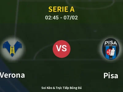 Kết Quả: Verona 0-0 Pisa – Highlight & Bàn Thắng | Serie A