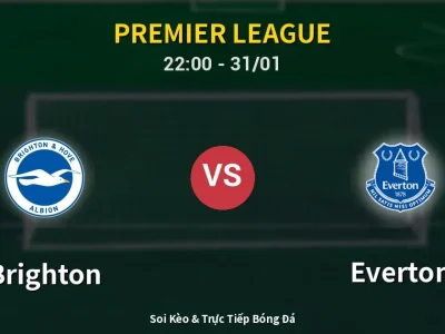 Soi Kèo Brighton vs Everton – 22:00 31/01 | Nhận Định, Dự Đoán Tỷ Số