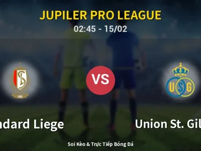 Kết Quả: Standard Liege 1-1 Union St. Gilloise – Highlight & Bàn Thắng | Jupiler Pro League