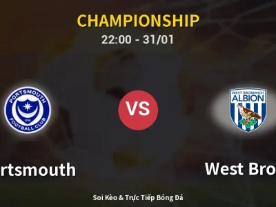 Soi Kèo Portsmouth vs West Brom – 22:00 31/01 | Nhận Định, Dự Đoán Tỷ Số