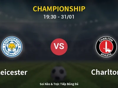 Kết Quả: Leicester 0-2 Charlton – Highlight & Bàn Thắng | Championship