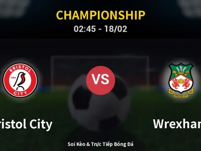 Kết Quả: Bristol City 2-2 Wrexham – Highlight & Bàn Thắng | Championship