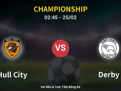 Kết Quả: Hull City 4-2 Derby – Highlight & Bàn Thắng | Championship