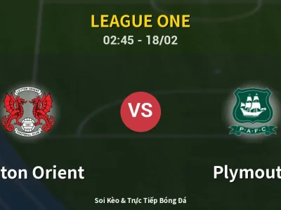 Kết Quả: Leyton Orient 1-3 Plymouth – Highlight & Bàn Thắng | League One