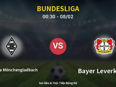Kết Quả: Borussia Mönchengladbach 1-1 Bayer Leverkusen – Highlight & Bàn Thắng | Bundesliga