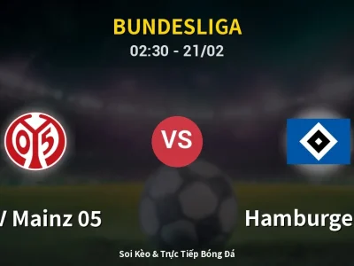 Kết Quả: FSV Mainz 05 1-1 Hamburger SV – Highlight & Bàn Thắng | Bundesliga