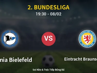 Kết Quả: Arminia Bielefeld 3-2 Eintracht Braunschweig – Highlight & Bàn Thắng | 2. Bundesliga