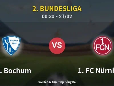 Kết Quả: VfL Bochum 1-1 1. FC Nürnberg – Highlight & Bàn Thắng | 2. Bundesliga
