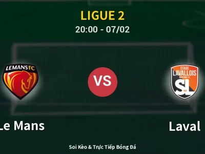 Soi Kèo Le Mans vs Laval – 20:00 07/02 | Nhận Định, Dự Đoán Tỷ Số