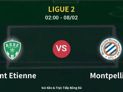 Kết Quả: Saint Etienne 1-0 Montpellier – Highlight & Bàn Thắng | Ligue 2
