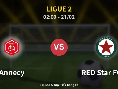 Kết Quả: Annecy 2-1 RED Star FC 93 – Highlight & Bàn Thắng | Ligue 2