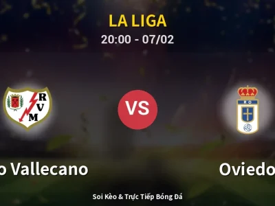 Soi Kèo Rayo Vallecano vs Oviedo – 20:00 07/02 | Nhận Định, Dự Đoán Tỷ Số