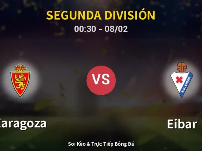 Kết Quả: Zaragoza 1-1 Eibar – Highlight & Bàn Thắng | Segunda División