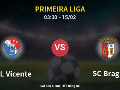 Kết Quả: GIL Vicente 2-1 SC Braga – Highlight & Bàn Thắng | Primeira Liga
