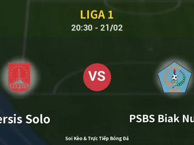 Kết Quả: Persis Solo 1-1 PSBS Biak Numfor – Highlight & Bàn Thắng | Liga 1