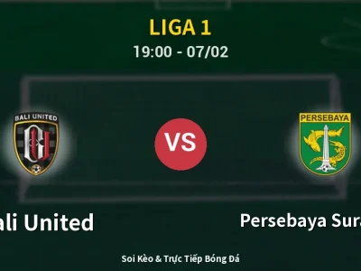 Soi Kèo Bali United vs Persebaya Surabaya – 19:00 07/02 | Nhận Định, Dự Đoán Tỷ Số