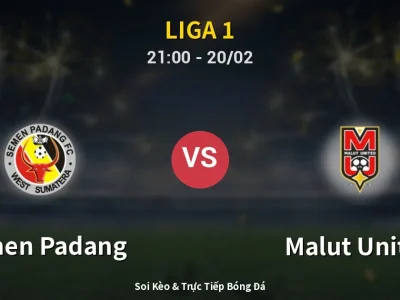 🔴 Trực Tiếp: Semen Padang 0-2 Malut United – Link Xem Liga 1 (Full HD)