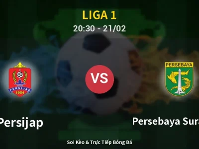 🔴 Trực Tiếp: Persijap 2-0 Persebaya Surabaya – Link Xem Liga 1 (Full HD)