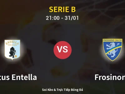 🔴 Trực Tiếp: Virtus Entella 0-0 Frosinone – Link Xem Serie B (Full HD)