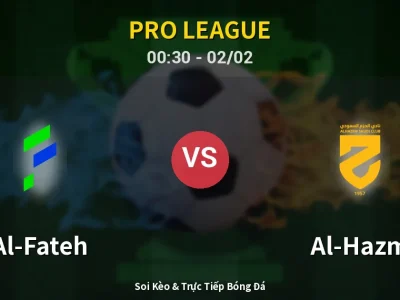 Kết Quả: Al-Fateh 1-1 Al-Hazm – Highlight & Bàn Thắng | Pro League