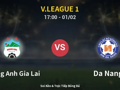 Kết Quả: Hoang Anh Gia Lai 1-0 Da Nang – Highlight & Bàn Thắng | V.League 1