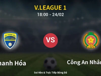 Kết Quả: Thanh Hóa 1-3 Công An Nhân Dân – Highlight & Bàn Thắng | V.League 1