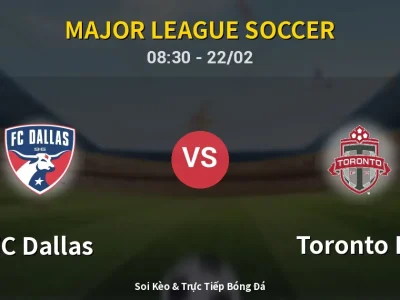 Kết Quả: FC Dallas 3-2 Toronto FC – Highlight & Bàn Thắng | Major League Soccer