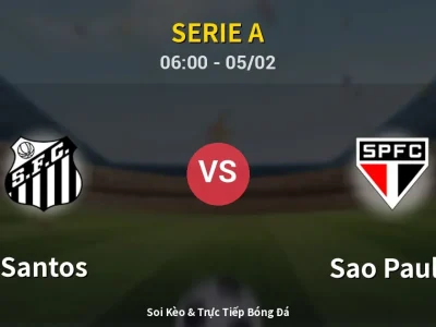 Kết Quả: Santos 1-1 Sao Paulo – Highlight & Bàn Thắng | Serie A