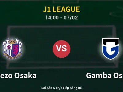 Soi Kèo Cerezo Osaka vs Gamba Osaka – 14:00 07/02 | Nhận Định, Dự Đoán Tỷ Số