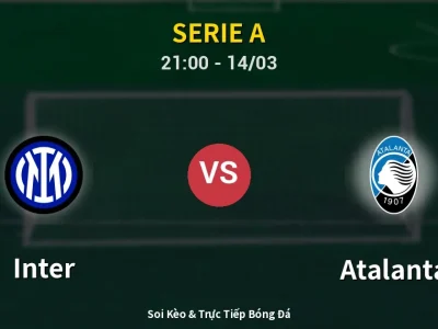 🔴 Trực Tiếp: Inter 1-0 Atalanta – Link Xem Serie A (Full HD)