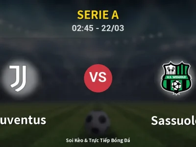 Kết Quả: Juventus 1-1 Sassuolo – Highlight & Bàn Thắng | Serie A