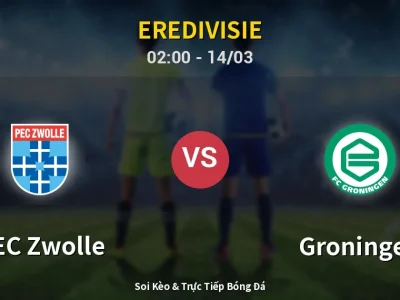 Kết Quả: PEC Zwolle 1-1 Groningen – Highlight & Bàn Thắng | Eredivisie