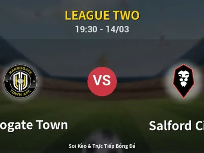 Kết Quả: Harrogate Town 0-1 Salford City – Highlight & Bàn Thắng | League Two