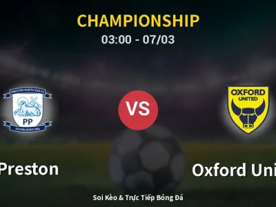 Kết Quả: Preston 1-3 Oxford United – Highlight & Bàn Thắng | Championship