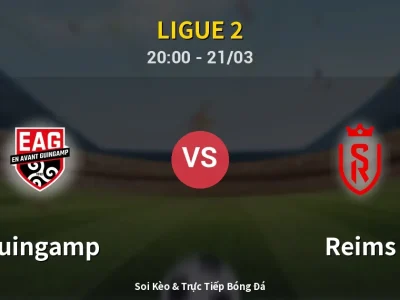🔴 Trực Tiếp: Guingamp 0-1 Reims – Link Xem Ligue 2 (Full HD)