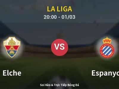 Kết Quả: Elche 2-2 Espanyol – Highlight & Bàn Thắng | La Liga