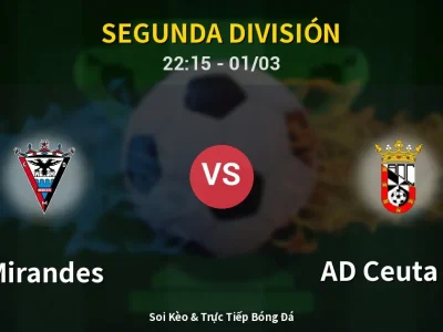 🔴 Trực Tiếp: Mirandes 0-0 AD Ceuta FC – Link Xem Segunda División (Full HD)
