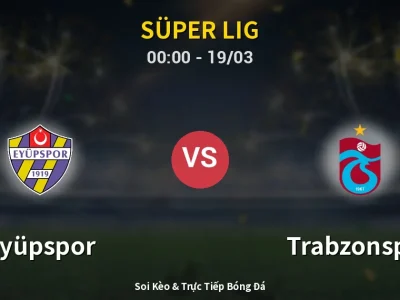Kết Quả: Eyüpspor 0-1 Trabzonspor – Highlight & Bàn Thắng | Süper Lig