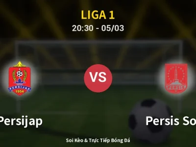 🔴 Trực Tiếp: Persijap 0-0 Persis Solo – Link Xem Liga 1 (Full HD)