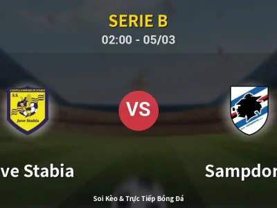 Kết Quả: Juve Stabia 1-1 Sampdoria – Highlight & Bàn Thắng | Serie B